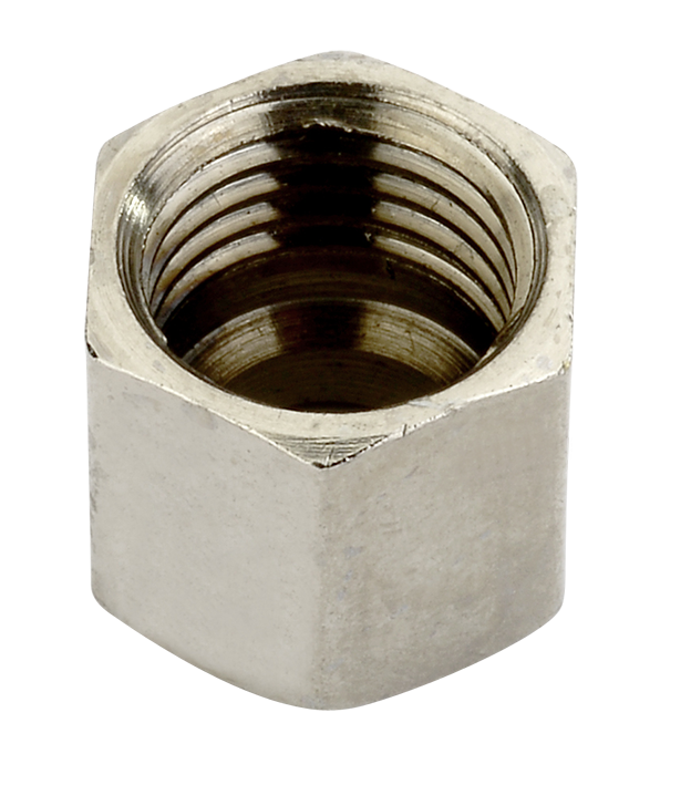 PORCA SEXTAVADA 3/8" PARA TUBO 1/4" (BUZINA)