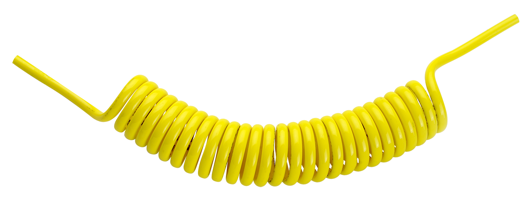 MANGUEIRA ESPIRAL PU AMARELA P/ CABINE