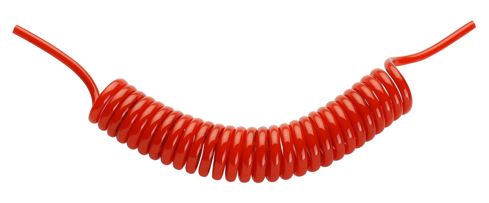 MANGUEIRA ESPIRAL PU VERMELHA P/ CABINE