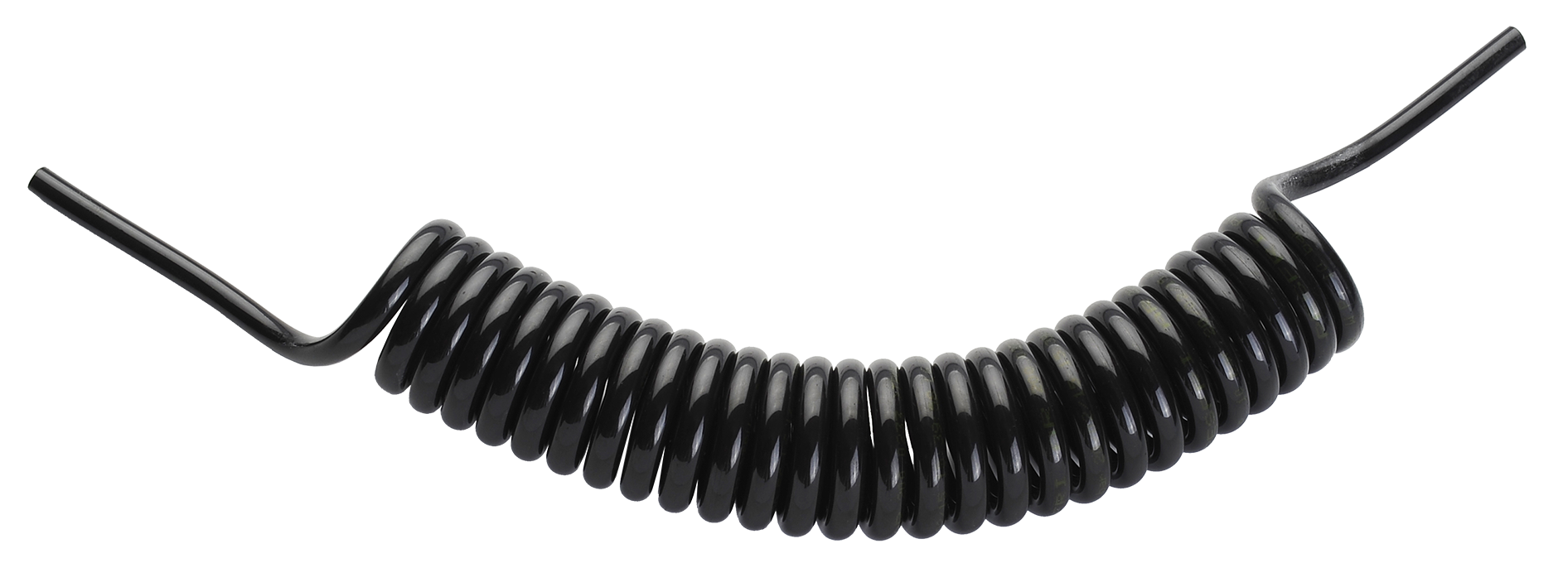 MANGUEIRA ESPIRAL PU PRETA P/ CABINE